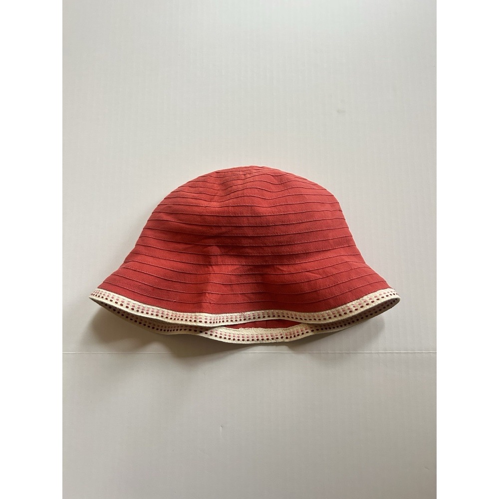 Vintage 2000s American Eagle Cotton Bucket Hat Stitch Detail Coastal Summer